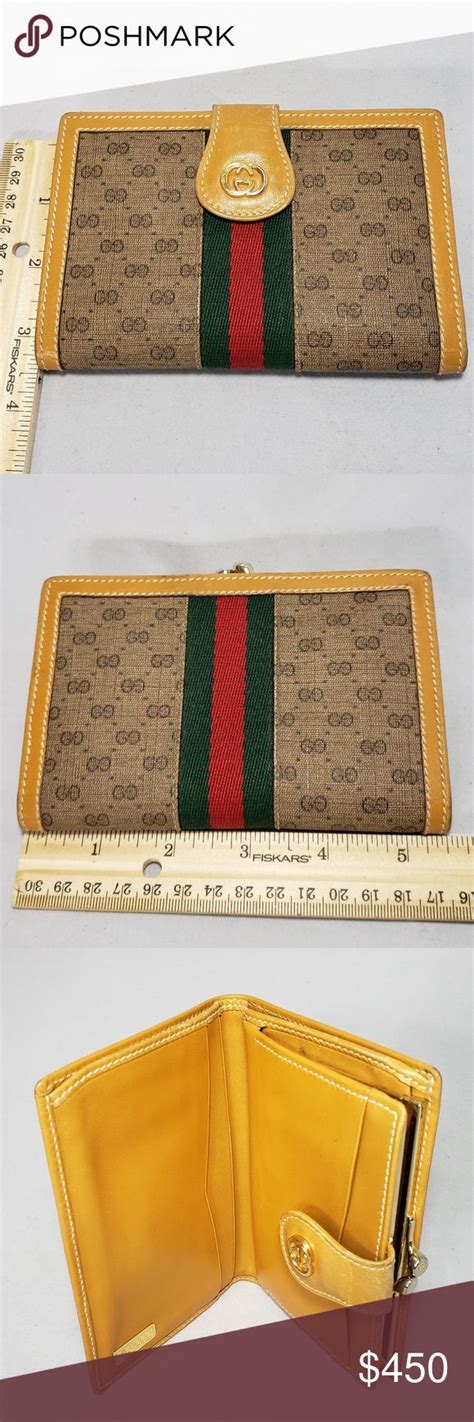 authentic vintage gucci wallet|gucci wallet authentic.